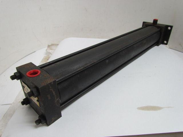 Parker J2AU142AC Pneumatic Air Cylinder 2-1/2" Bore 17" Stroke Series 2A