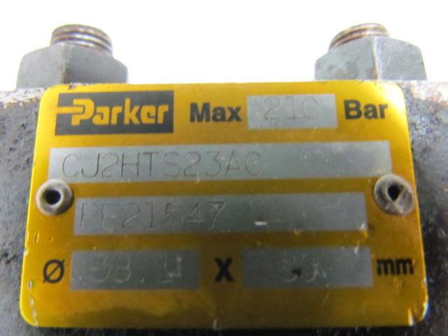 Parker CJ2HTS23AC Hydraulic Cylinder 1-1/2" Bore 2-3/8" Stroke Extended Rod