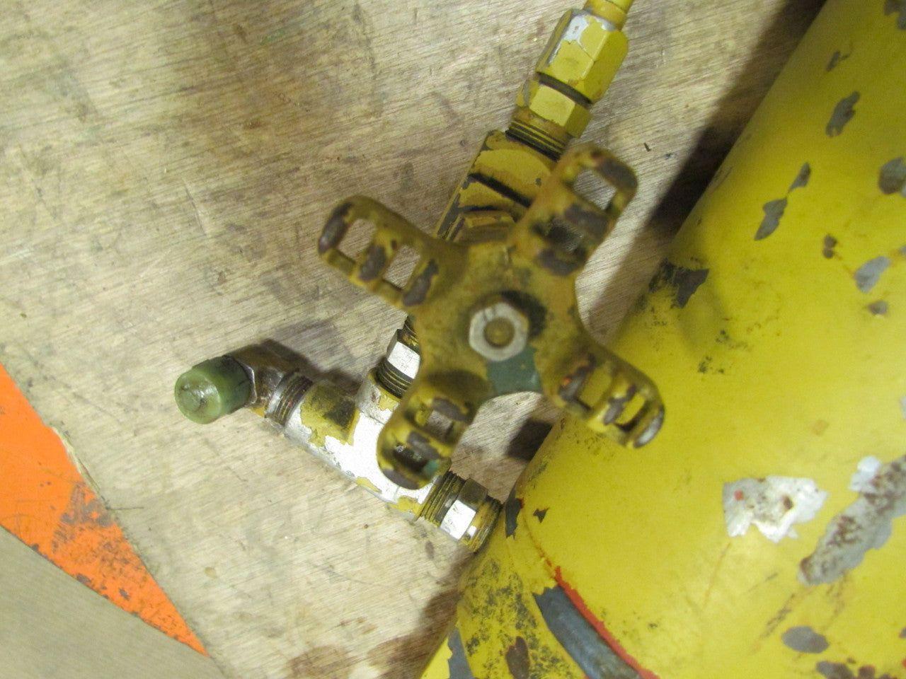Hydraulic Cylinder 5" Bore 13" Stroke Welded Steel Body Extended Rod Clevis