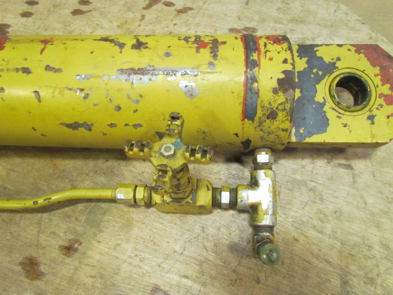 Hydraulic Cylinder 5" Bore 13" Stroke Welded Steel Body Extended Rod Clevis