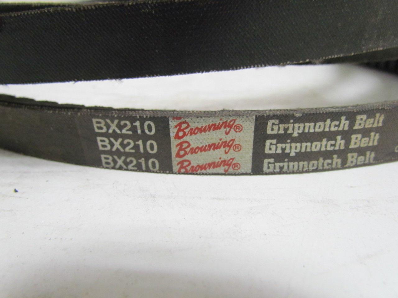 Browning BX210 Cogged Gripnotch V-Belt BX-Section 21/32" Wide 213" Outer Length