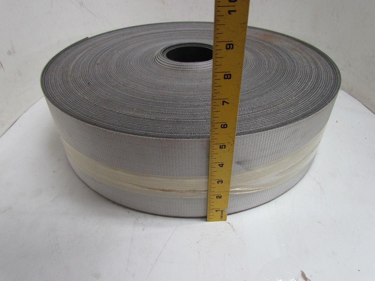 Impression Top Package Handling Conveyor Belt 5"x200' Long 0.10" Thick Black