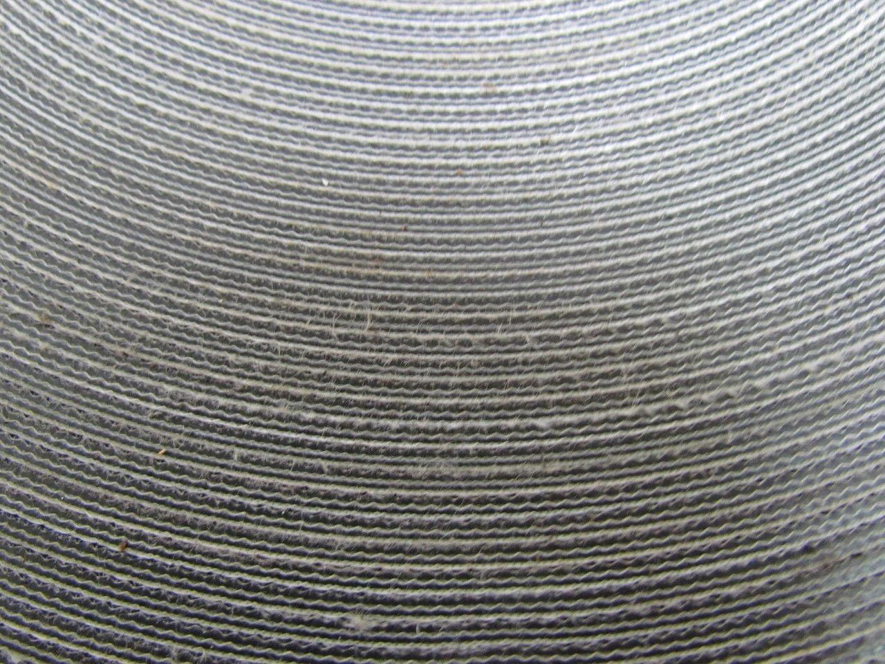 Impression Top Package Handling Conveyor Belt 5"x200' Long 0.10" Thick Black