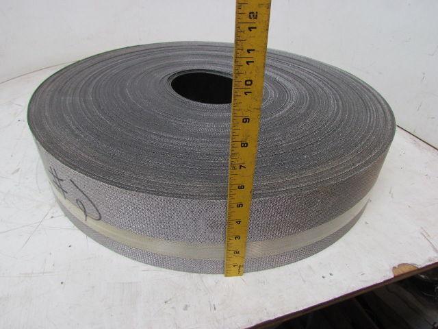 Smooth Top Material Handling Conveyor Belt 5"x400' Long 0.090" Thick Black PVC
