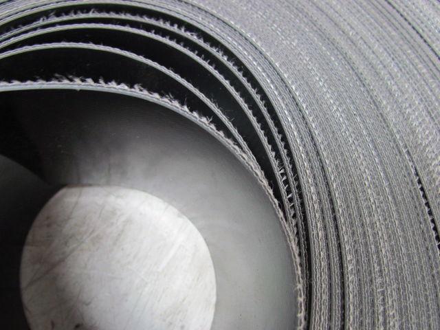 Smooth Top Material Handling Conveyor Belt 5"x400' Long 0.090" Thick Black PVC