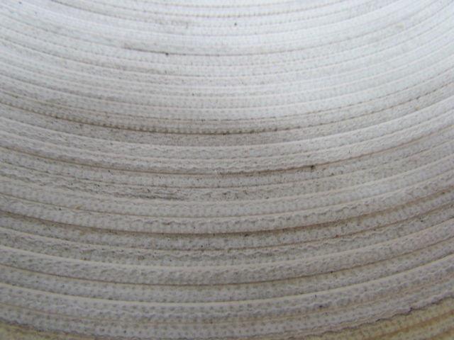 Multi Purpose Rubber Conveyor Belt 2"x100' Long 0.10" Thick White