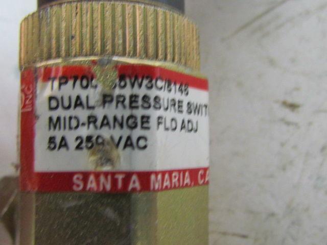 Wasco TP700-35W3C/8146 29331-1 Dual Pressure Switch 30 PSI Max 5 Amp 250 VAC