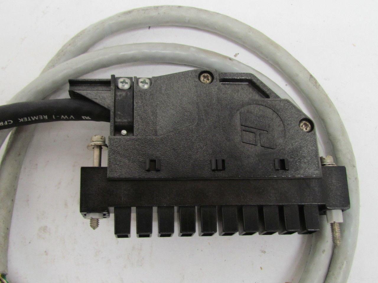 Reliance Electric 612417-60R CFR-125 Connector Cable 10 Amp 300V 4' 15124-10