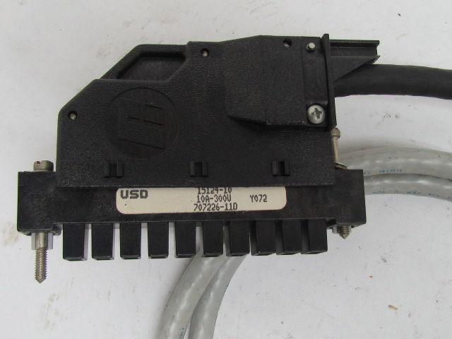 Reliance Electric 612417-60R CFR-125 Connector Cable 10 Amp 300V 4' 15124-10