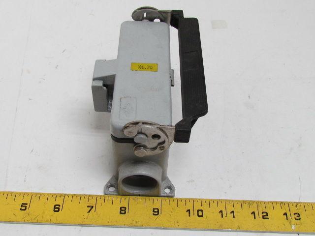 ILME 24-Pin Female Connector Plug Single Lever Housing w/Cover 16A 600V 3/4 NPT