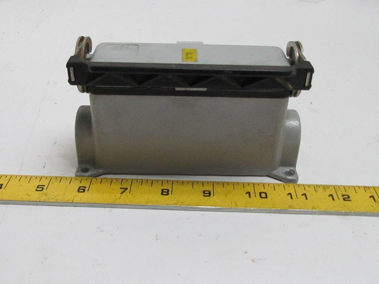 ILME 24-Pin Female Connector Plug Single Lever Housing w/Cover 16A 600V 3/4 NPT