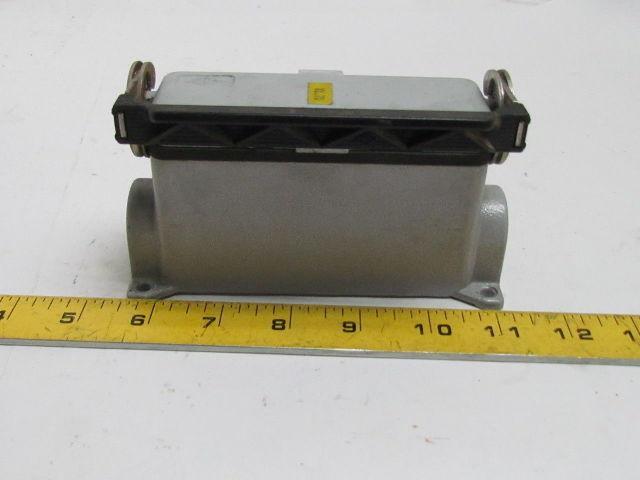 ILME 24-Pin Female Connector Plug Single Lever Housing w/Cover 16A 600V 3/4 NPT