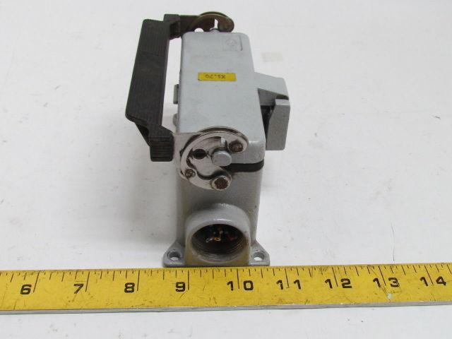 ILME 24-Pin Female Connector Plug Single Lever Housing w/Cover 16A 600V 3/4 NPT