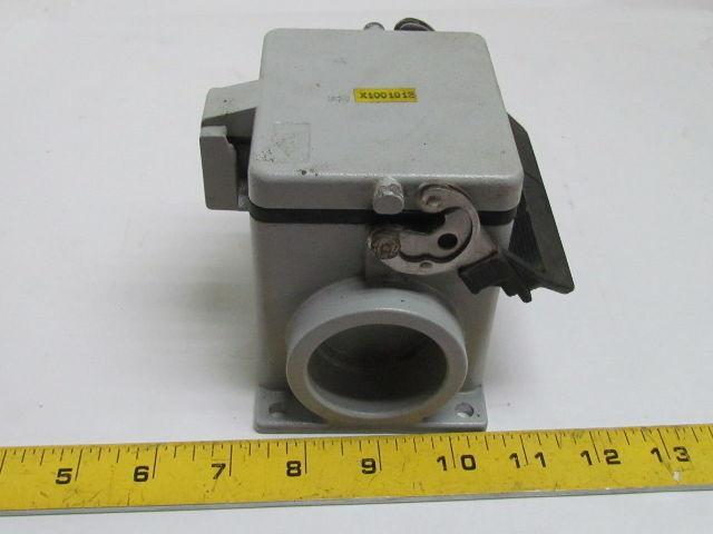 32-Pin Female Double Insert Connector Plug Side Entry Housing Single Lever Cover