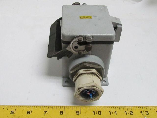 32-Pin Female Double Insert Connector Plug Side Entry Housing Single Lever Cover