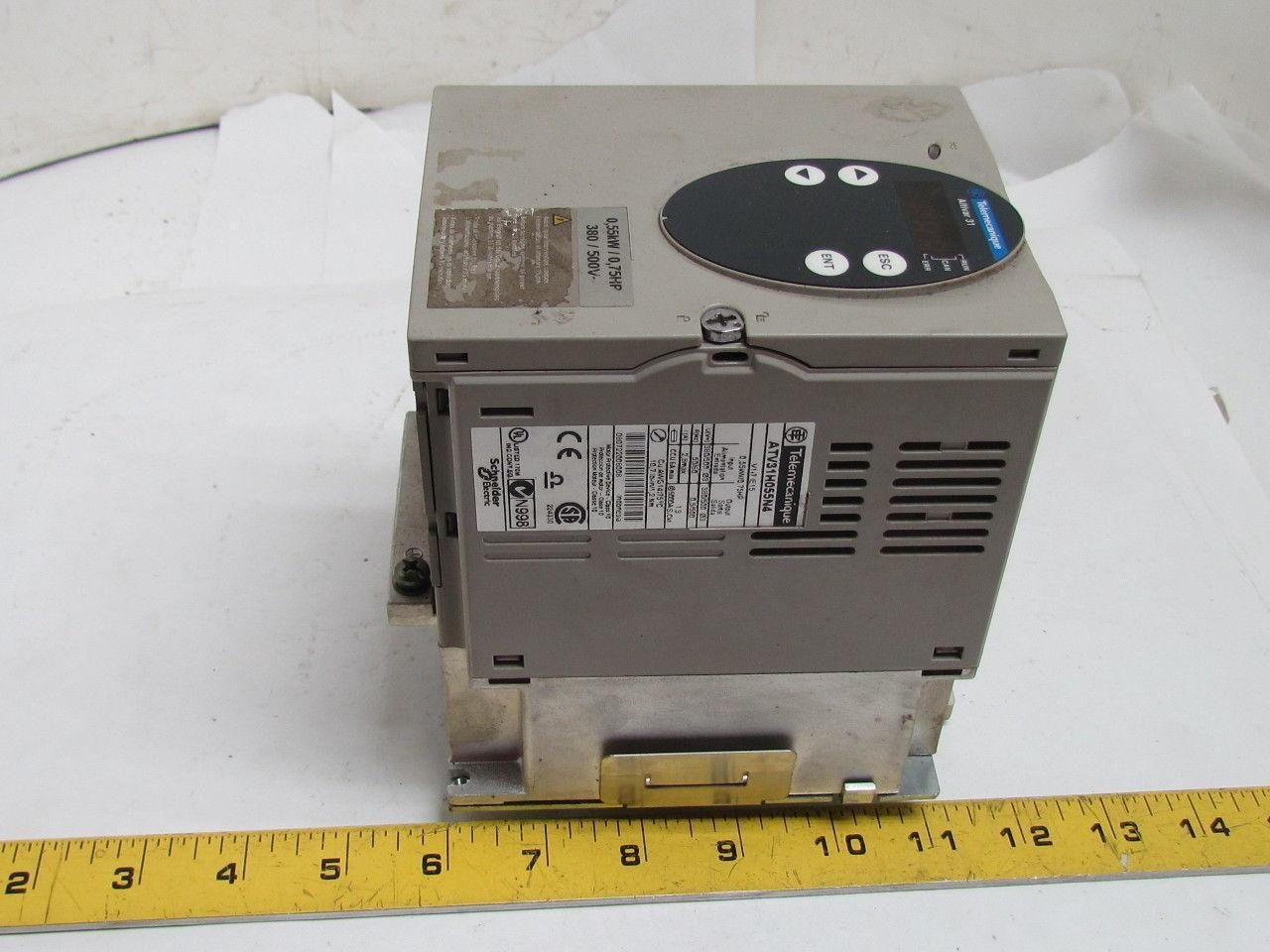 ATV31H055N4 Variable Speed Drive 0.75Hp 380/500V 3-Ph Altivar 31 10.7 Lb-In