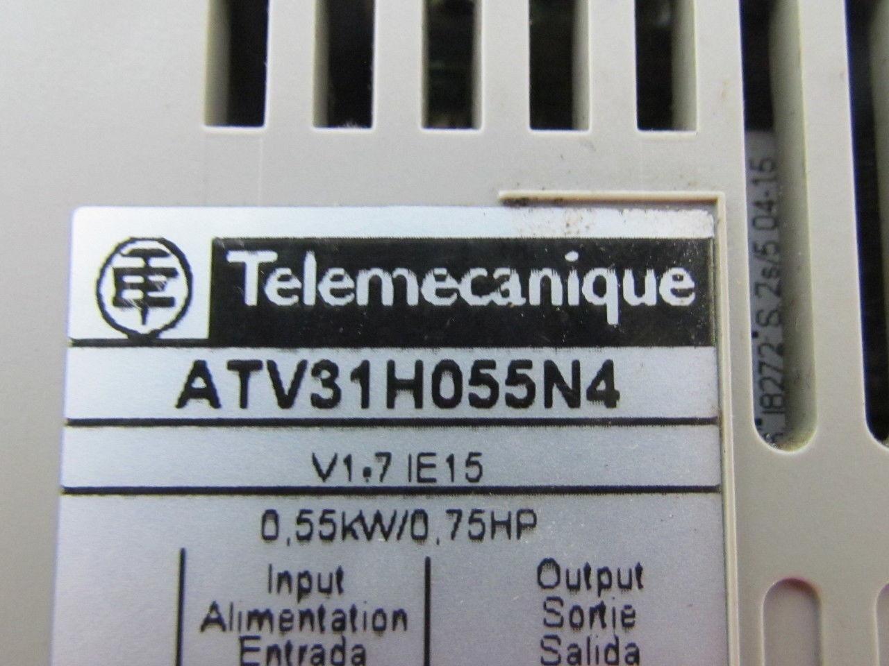 ATV31H055N4 Variable Speed Drive 0.75Hp 380/500V 3-Ph Altivar 31 10.7 Lb-In