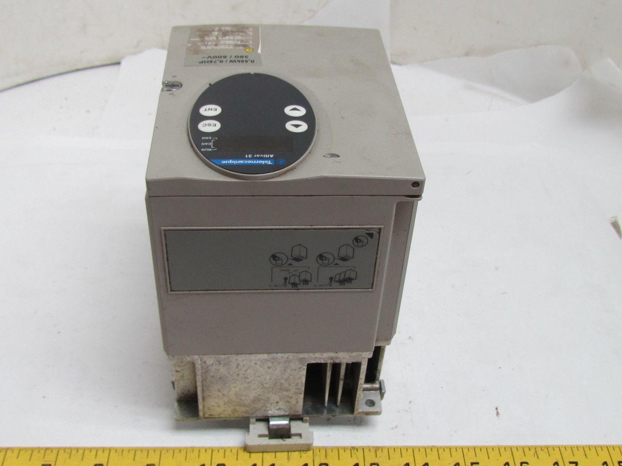Schneider Variable Speed AC Drive Inverter 3-Phase 380/500V 3/4HP Altivar 31