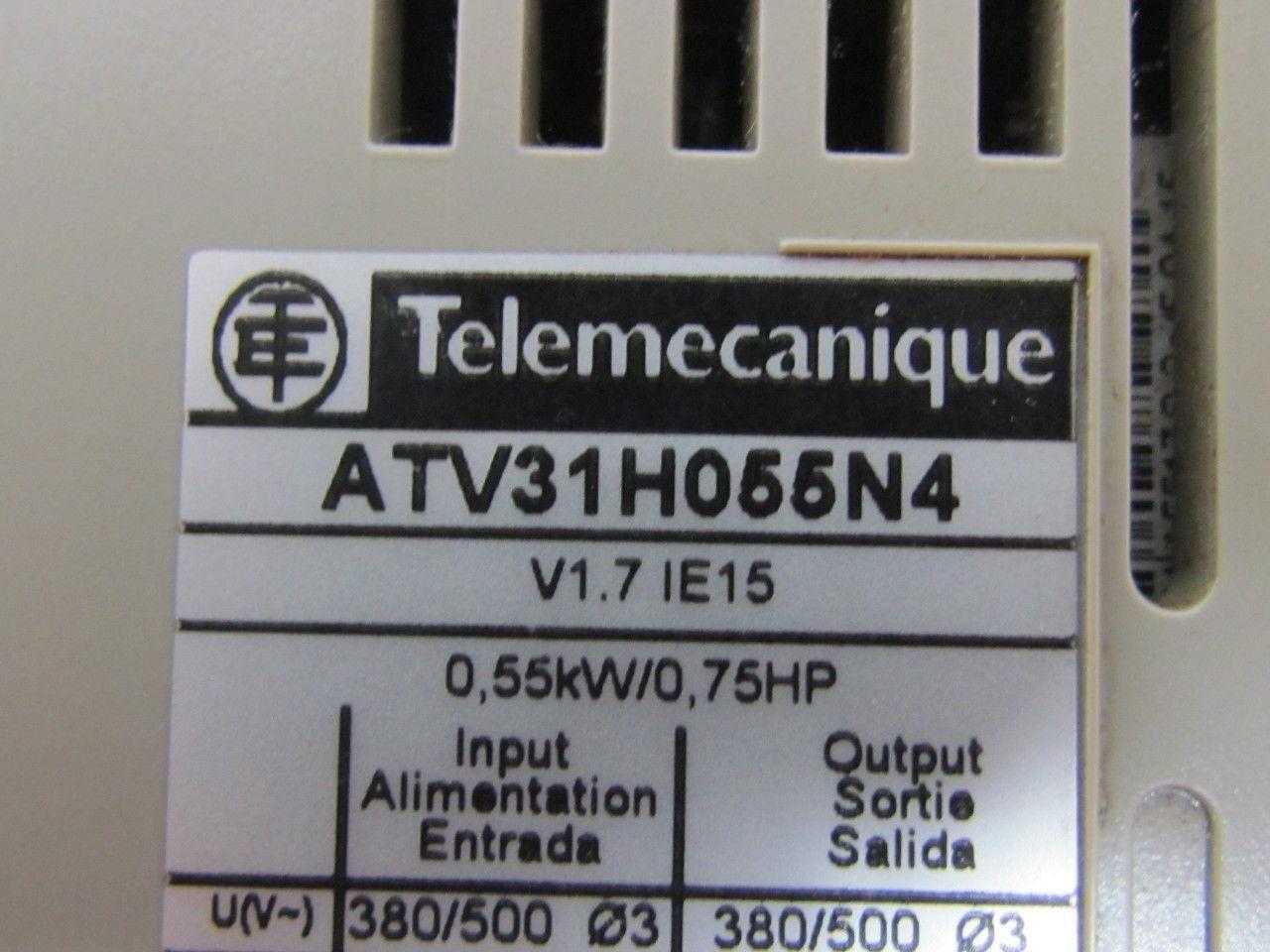 Schneider Variable Speed AC Drive Inverter 3-Phase 380/500V 3/4HP Altivar 31