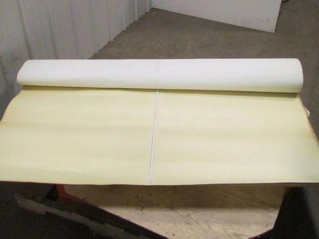 White Polyester/Nylon Impression Top Conveyor Belt 60" Wide 1/16" Thick 77"Long