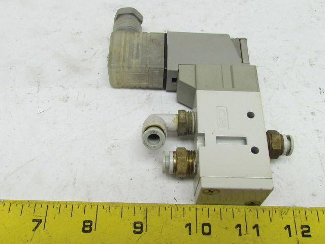SMC VF3130-5DZ1-02 5 Port Pilot Body Ported Solenoid Valve 1/4" NPT 24VDC