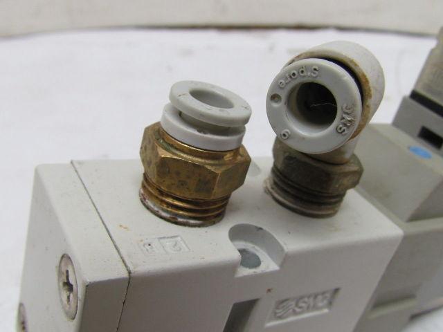 SMC VF3130-5DZ1-02 5 Port Pilot Body Ported Solenoid Valve 1/4" NPT 24VDC