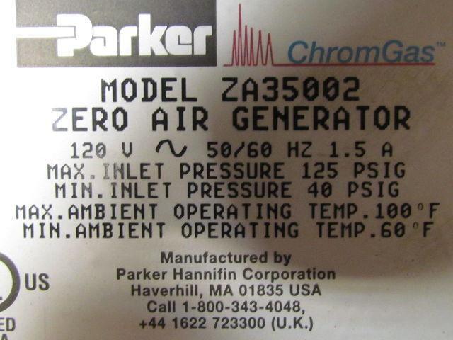 Matheson GEN-ZRP3500 ZA35002 Zero Air Generator