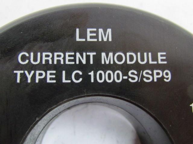 LEM LC 1000-S/SP9 Current Transducer 1000A 1:5000 Ratio Power Supply 24V 40 ohms