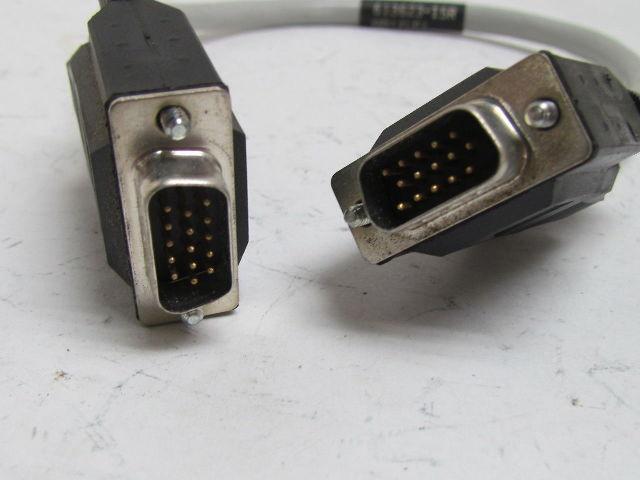 Reliance Electric 613623-15R Cable Assy 15-Pin Male Connectors GDI/LPI 16"Length