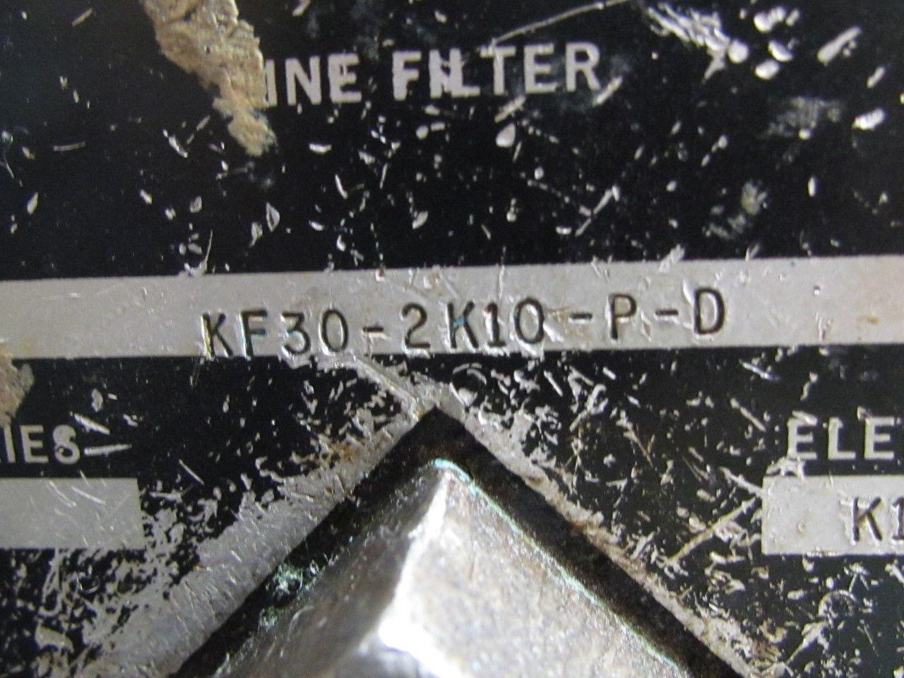 Schroeder KF30-2K10-P-D Base-Ported Pressure Filter 1-1/2"NPT 100GPM 3000PSI