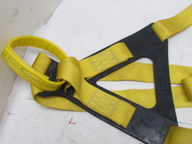 Full Body Safety Harness Climbing Gear Fall Protection Polyester Web Sz Large LG
