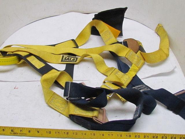 Full Body Safety Harness Climbing Gear Fall Protection Polyester Web Sz Large LG