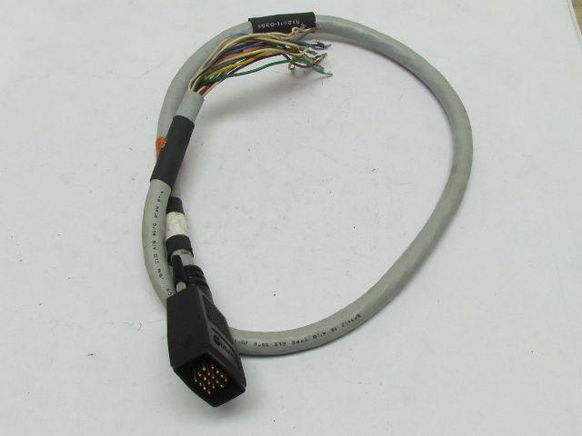 Reliance Electric 612571-036S Cable Assembly 17-Pin Male Connector 18 AWG 3' L