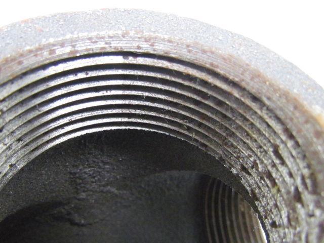 Grinnell 1-1/2"NPT Malleable Iron Tee Pipe Fitting Class 150 Female Lot of 9 USA