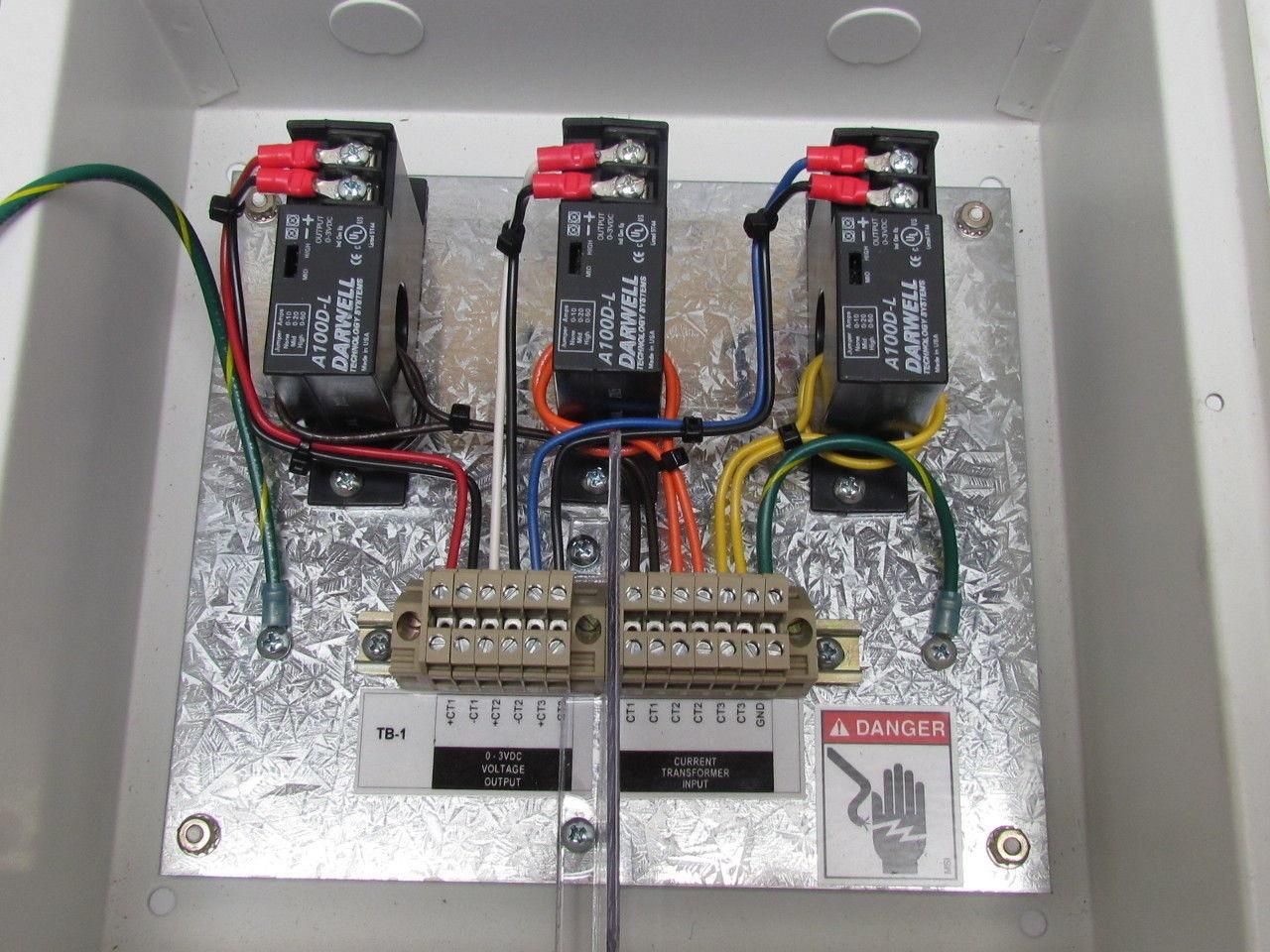 Tyco WP-93497 0-3 Volt DC Current Interface Unit Galaxy/Millenium Controller 3PH