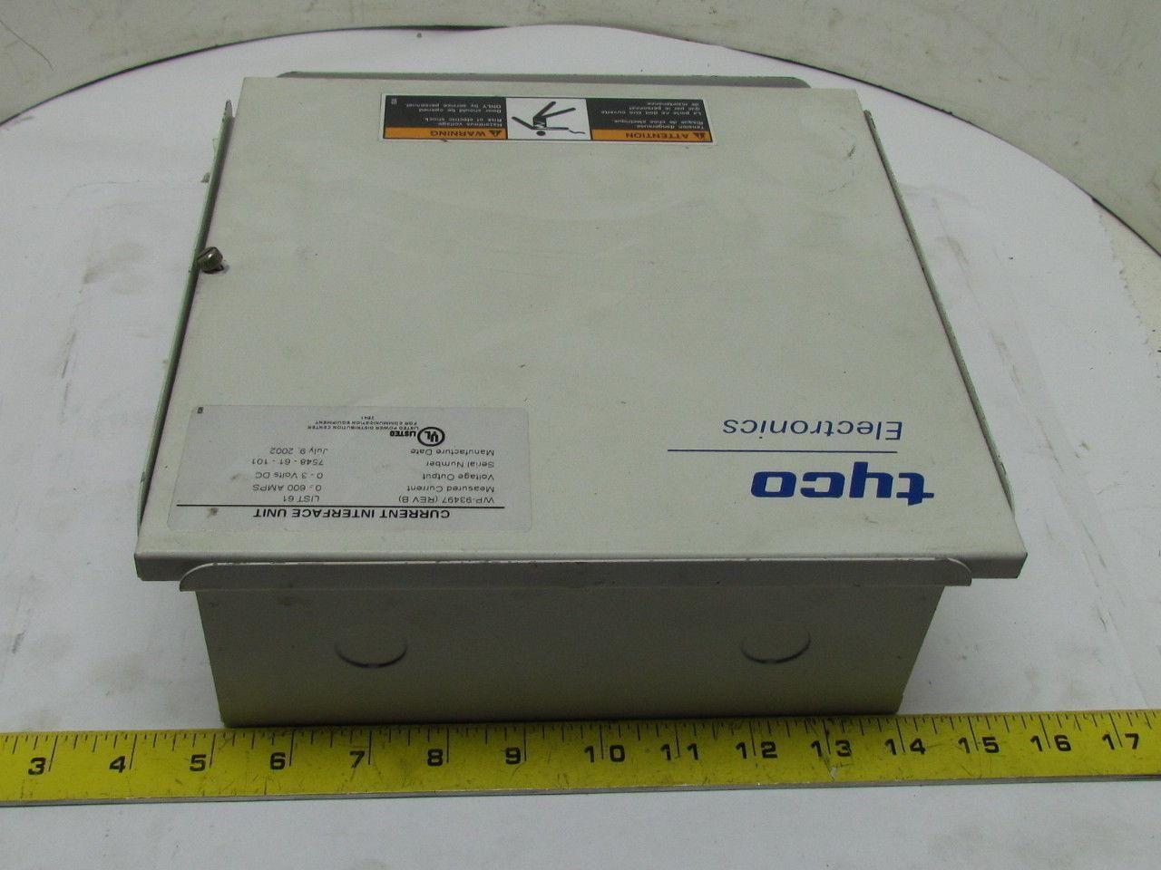 Tyco WP-93497 AC Current Interface CIU 0-3VDC 1PH Galaxy Millennium Controller