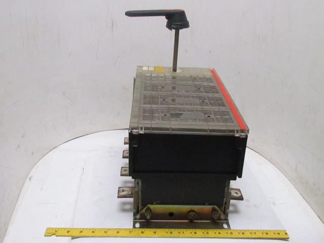 ABB 4-Pole Fusible Disconnect Switch Interrupter Rotary Handle 600a 3Ph 600V