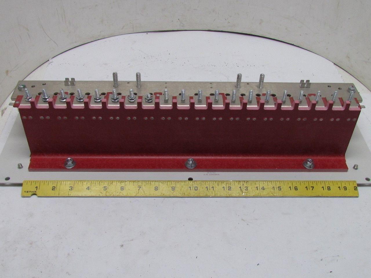 Tyco ED83127-30 G8 CC#601944499 Fuse Holder Panel 20-Load Fuse Panel 20-Space
