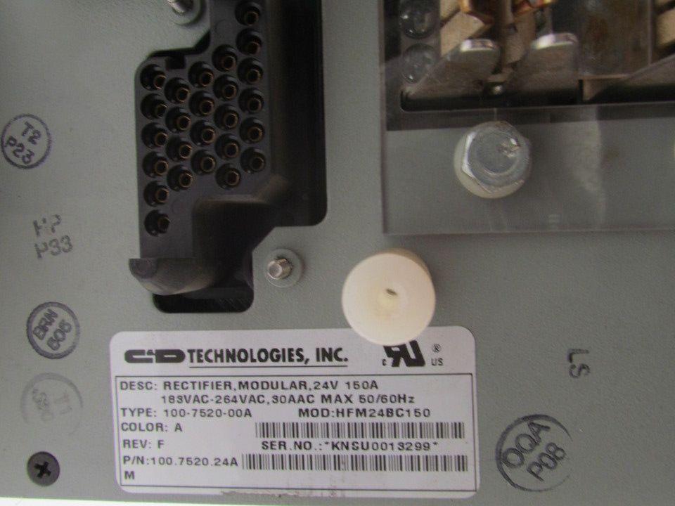 C & D HFM24BC150 100.7520.24A Modular Power Rectifier 24V 150 Amp 183-264VAC