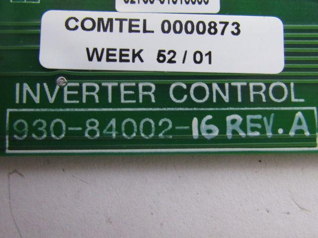 Topaz 930-84002-16 32760-01510006 Inverter Control Circuit Board 930-76002-03