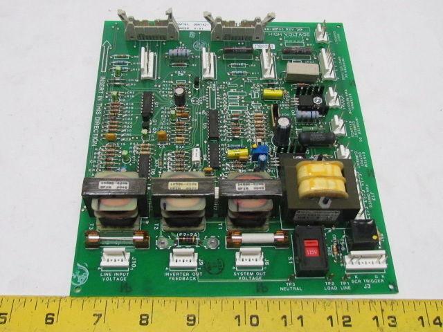 Topaz 1454-0405 27260-01020003 High Voltage Circuit Board 14548-0100 Rev D