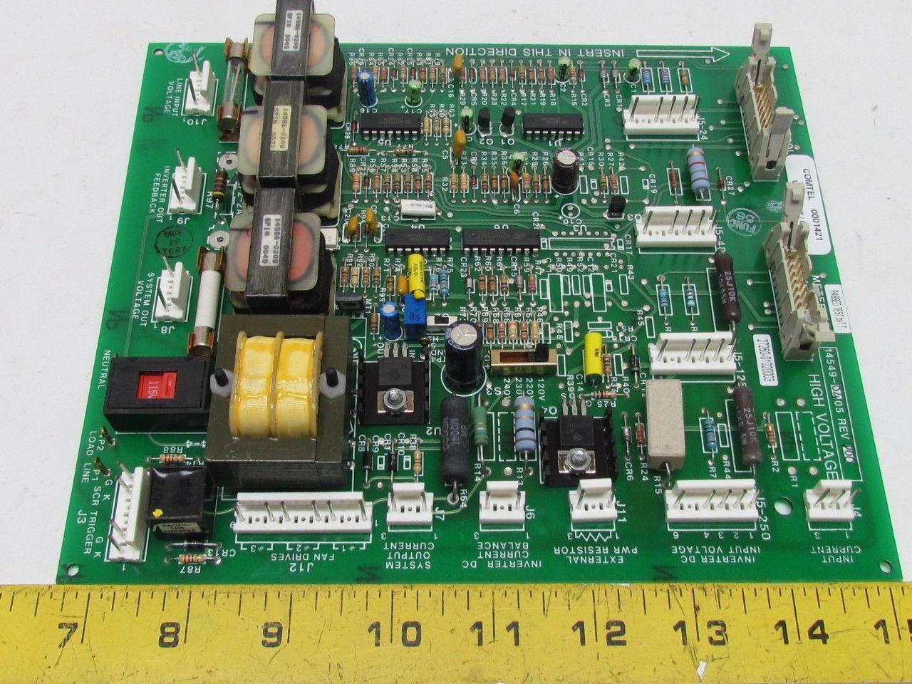 Topaz 1454-0405 27260-01020003 High Voltage Circuit Board 14548-0100 Rev D
