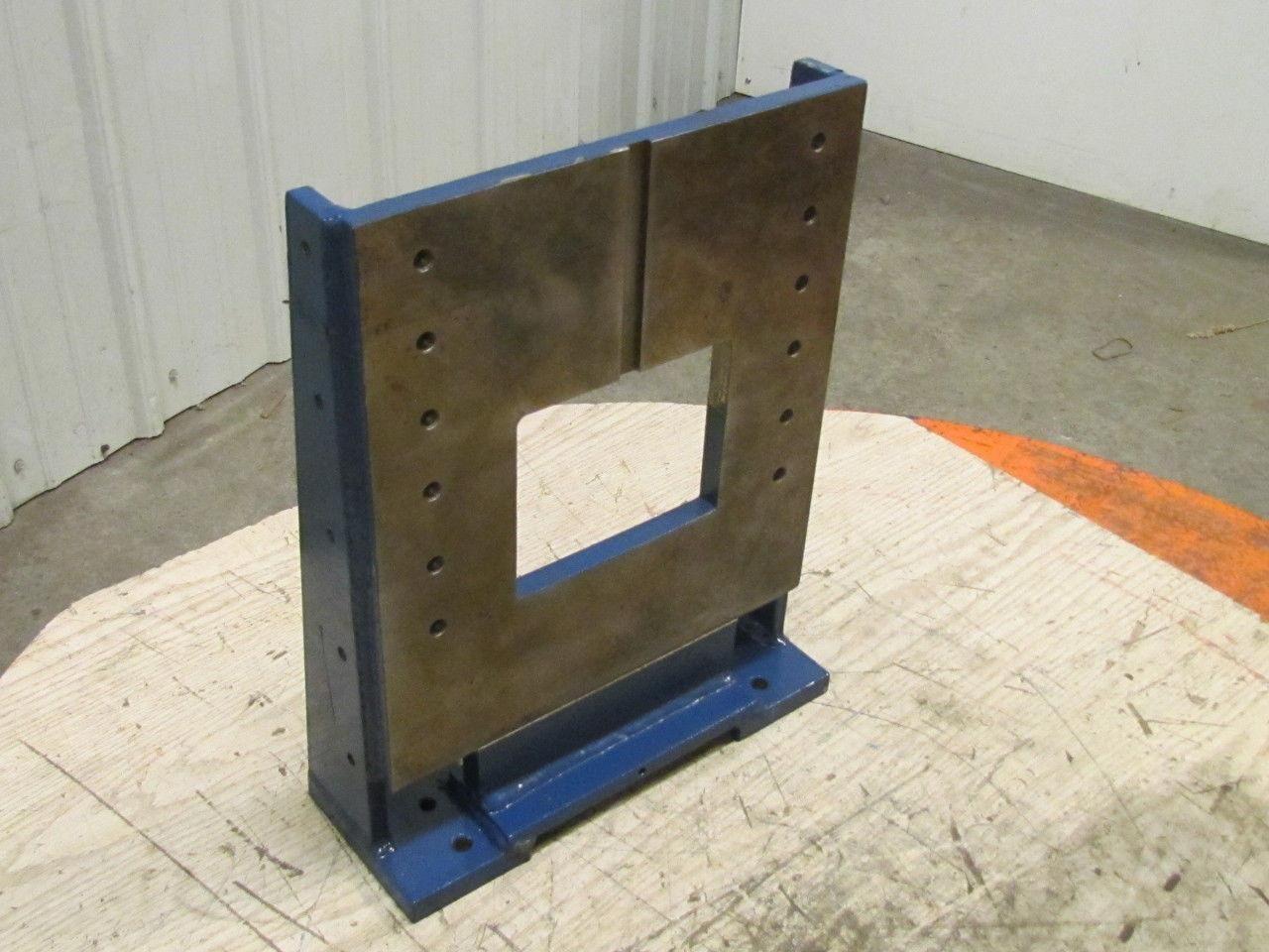 Square Angle Block Machine Brackets 3/4"Plates Milled Square w/1/2"Plate Gussets
