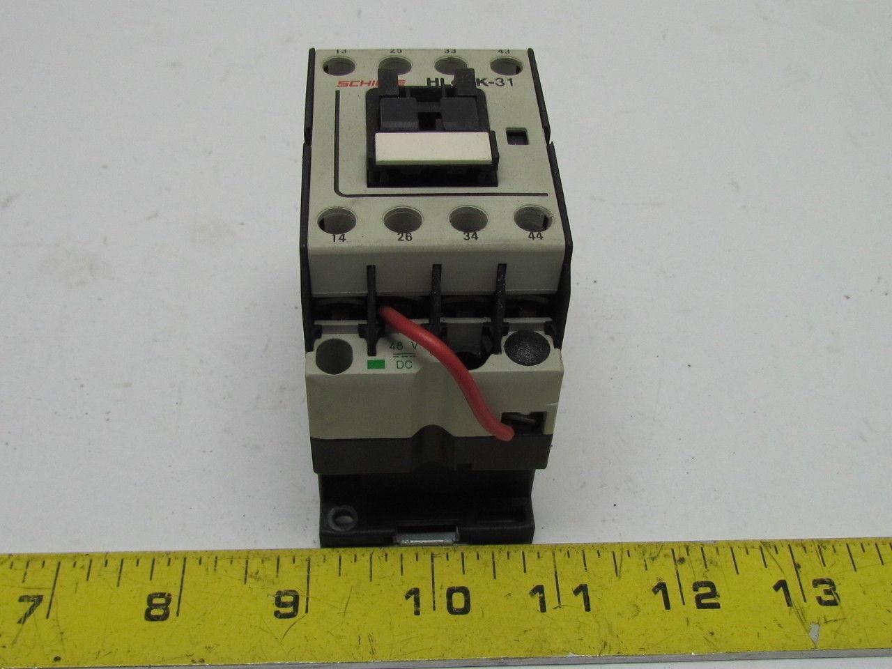 Schiele HLg4K/31 Art No 136641115 600 Volt AC 15 Amp Contactor / Control Relay