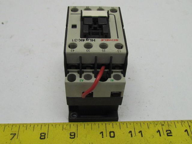 Schiele HLg4K/31 Art No 136641115 600 Volt AC 15 Amp Contactor / Control Relay