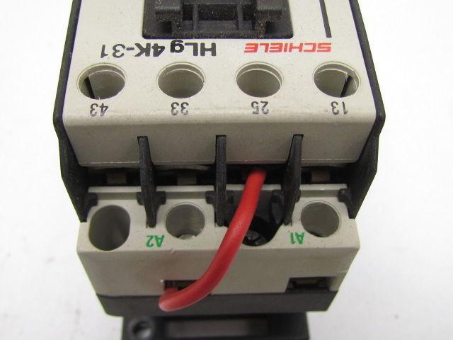 Schiele HLg4K/31 Art No 136641115 600 Volt AC 15 Amp Contactor / Control Relay