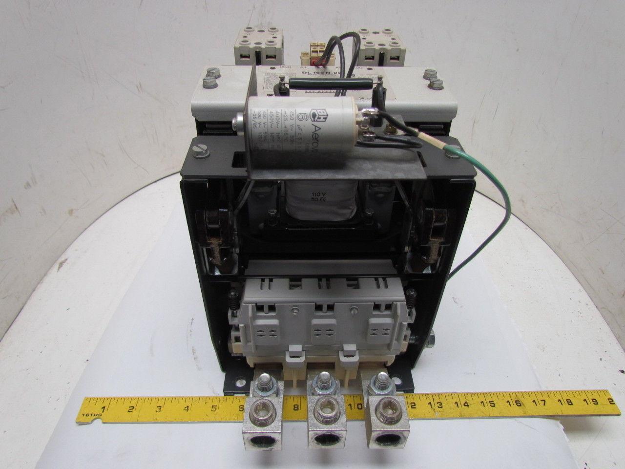 GEC ALSTHOM DL 165 N-22 3 Pole Contactor 110 Volt Coil 240 V 125 HP 480 V 225 HP