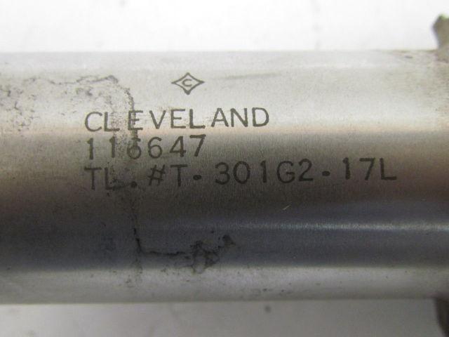 Cleveland 2"Left Hand 8 Flute HSS 4"Cut End Mill 1-1/4"Straight Shank 6-1/2" OAL