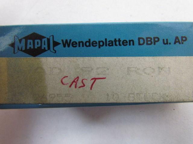 Mapal AD 92 RON AD 92 R0N Tooling Insert Box of 10pcs
