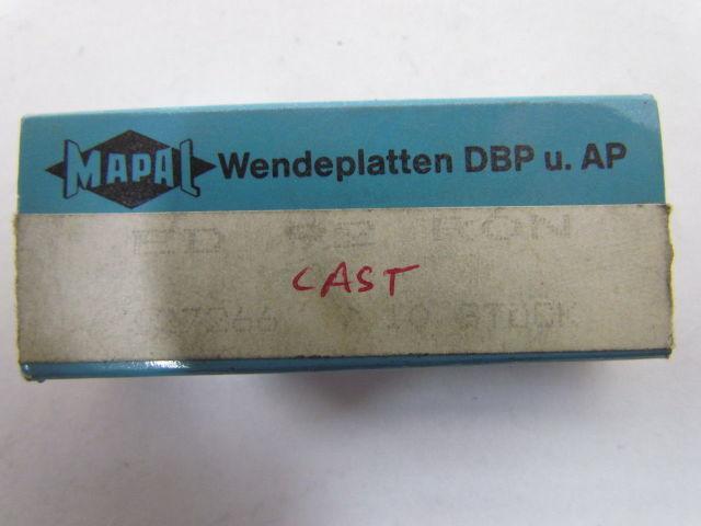 Mapal ED 92 R0N ED 92 RON Tooling Insert Box of 9pcs